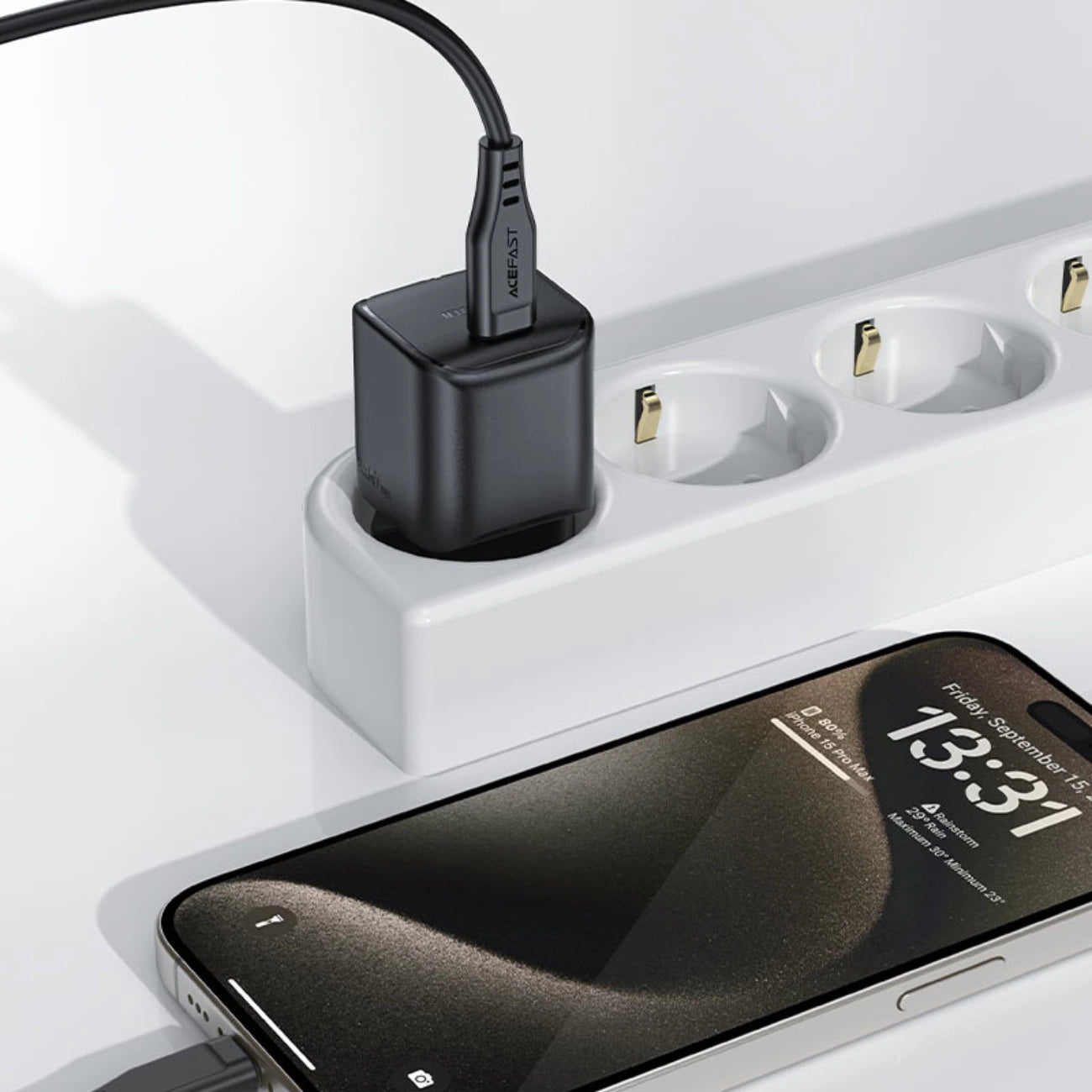 Acefast A73 Mini PD 20W GaN USB-C wall charger - black_1