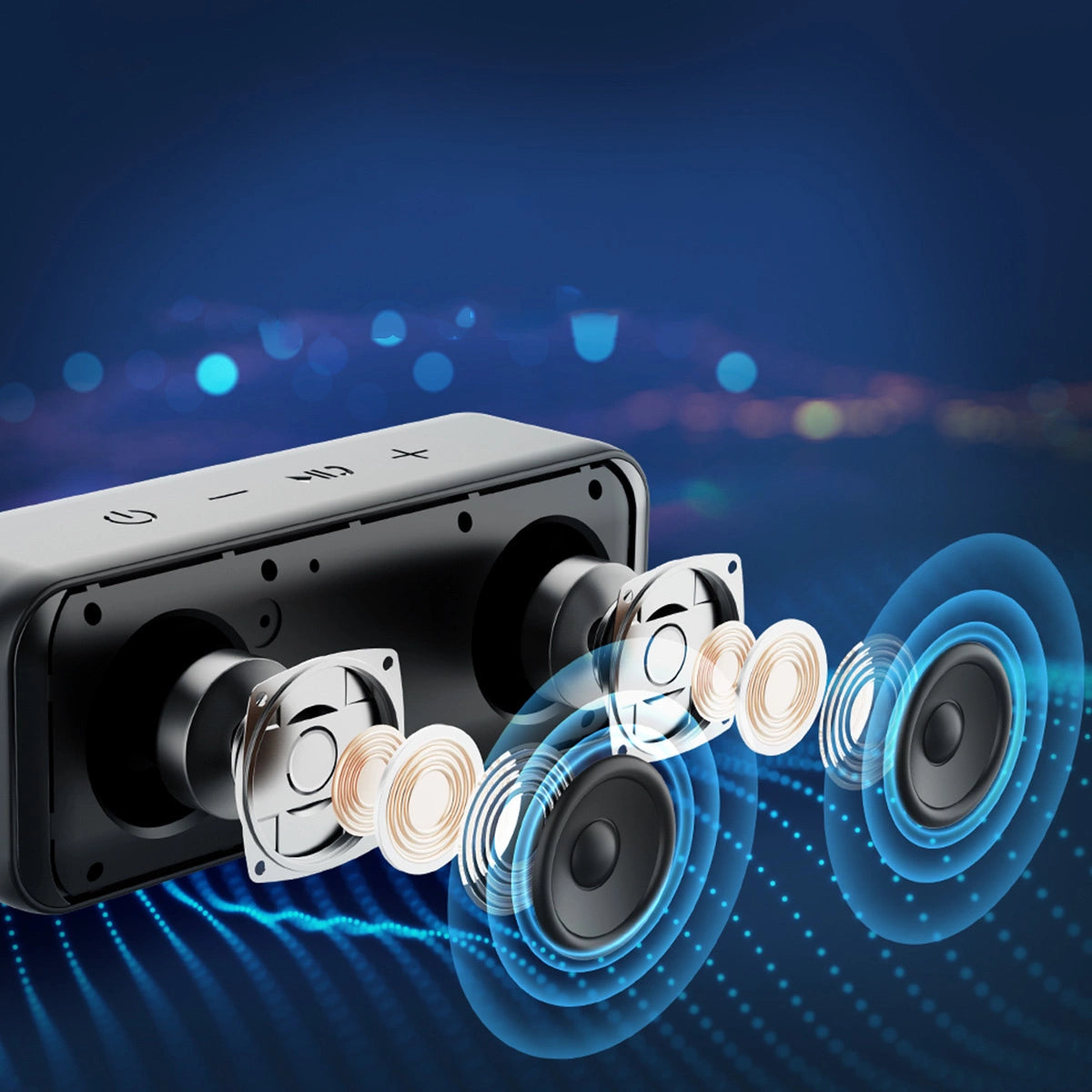 Tronsmart T2 Mini 2023 10W wireless Bluetooth speaker - black_9