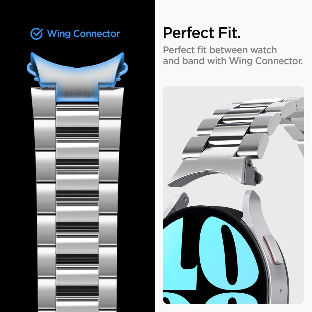Spigen Modern Fit Band for Samsung Galaxy Watch 6 (44mm) - Silver_5