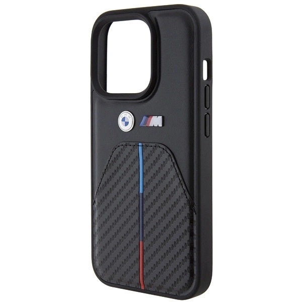 Etui BMW Stamped Tricolor Stripe na iPhone 15 Pro - czarne_5