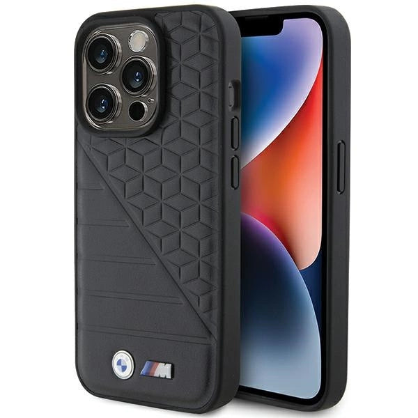 BMW Bi Pattern iPhone 15 Pro Case - Black_0
