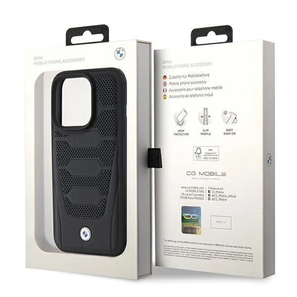 BMW Leather Seats Pattern case for iPhone 15 Pro Max - black_7