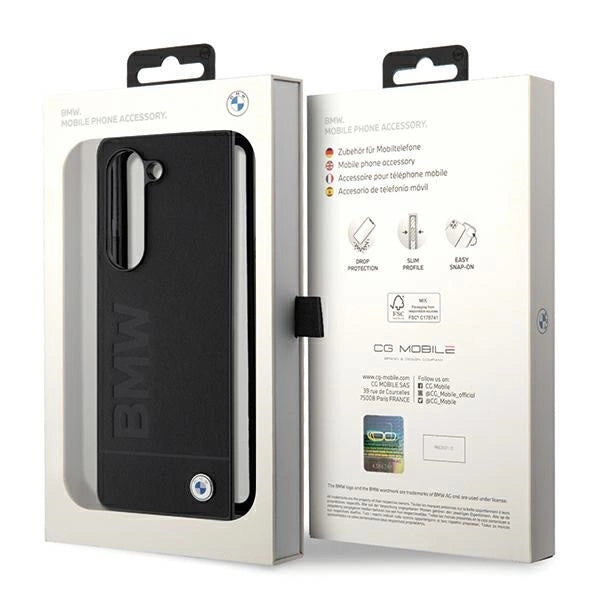 BMW Signature Logo Imprint case for Samsung Galaxy Z Fold 5 - black_6