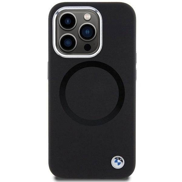 BMW Signature Liquid Silicone MagSafe case for iPhone 15 Pro - black_2