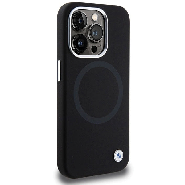 BMW Signature Liquid Silicone MagSafe case for iPhone 15 Pro - black_3