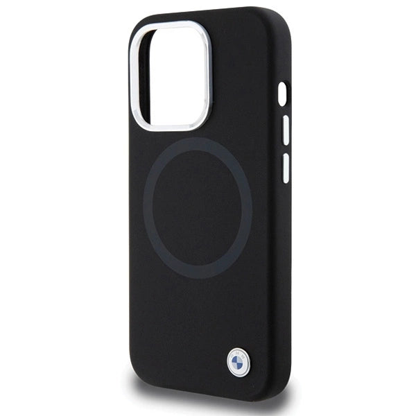 BMW Signature Liquid Silicone MagSafe case for iPhone 15 Pro - black_5
