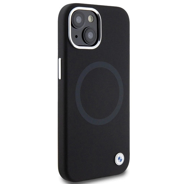 BMW Signature Liquid Silicone MagSafe case for iPhone 15 - black_3