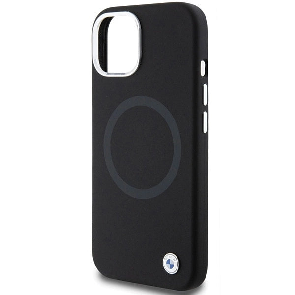BMW Signature Liquid Silicone MagSafe case for iPhone 15 - black_5