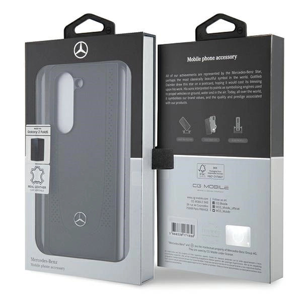 Mercedes Leather Urban case for Samsung Galaxy Z Fold 5 - black_6
