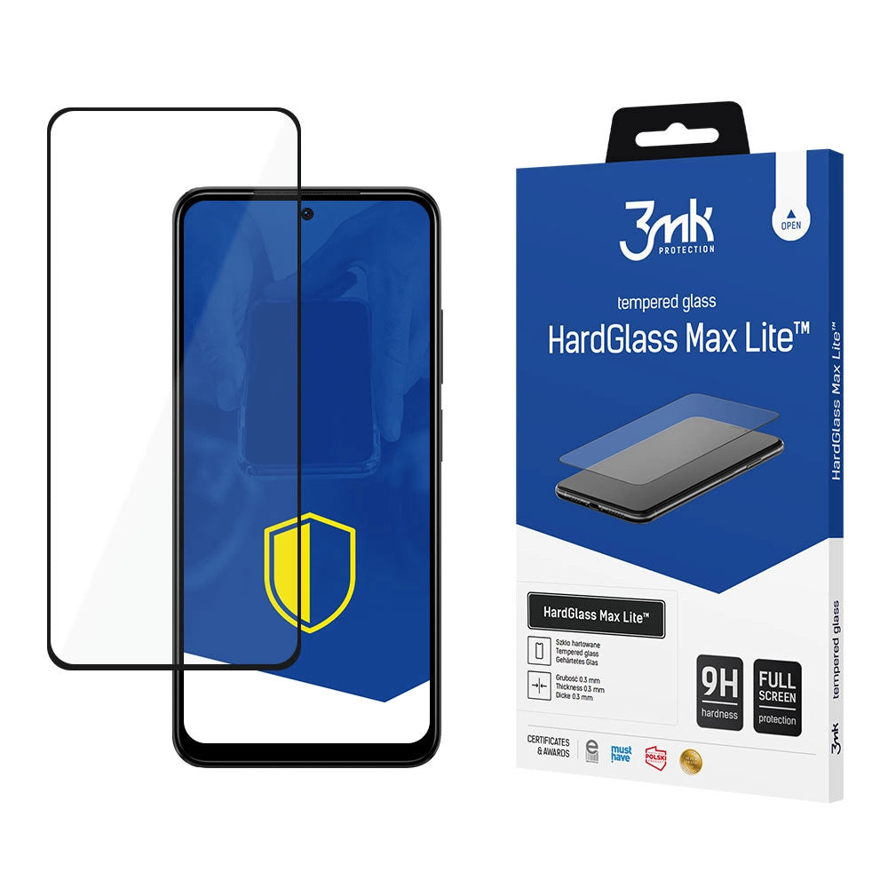 9H 3mk HardGlass Max Lite™ glass on Xiaomi Redmi Note 12s_0