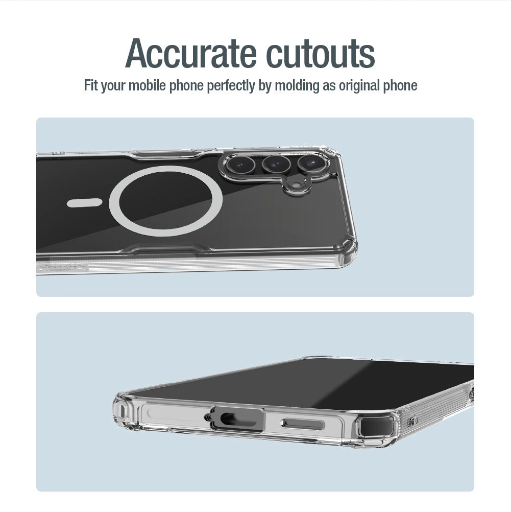 Nillkin Nature Pro armored case with a magnetic ring for Samsung Galaxy S24+ - white_19