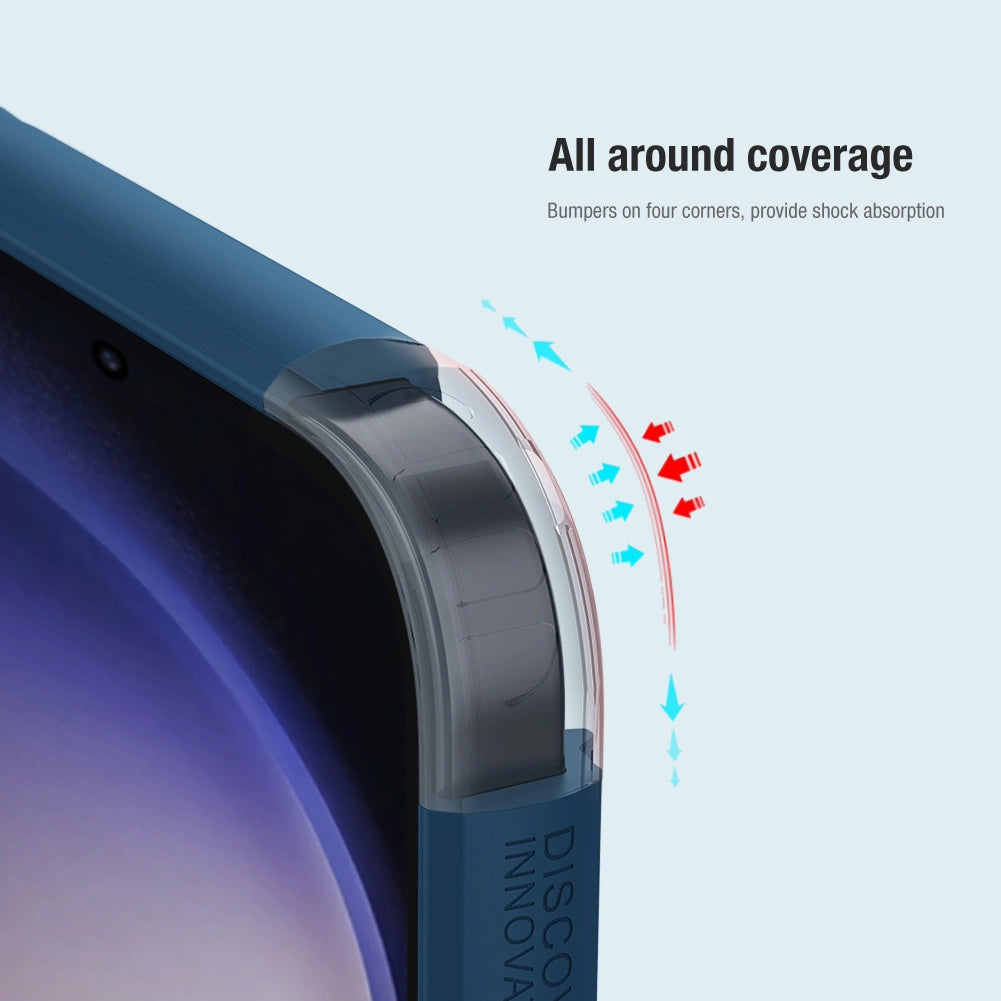 Nillkin Super Frosted Shield Pro armored case for Samsung Galaxy S24+ - blue_8
