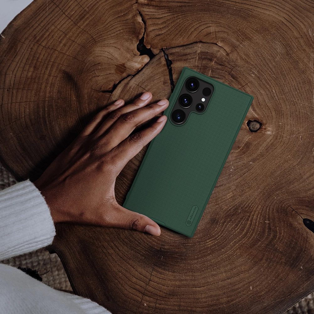Nillkin Super Frosted Shield Pro armored case for Samsung Galaxy S24 Ultra - green_14