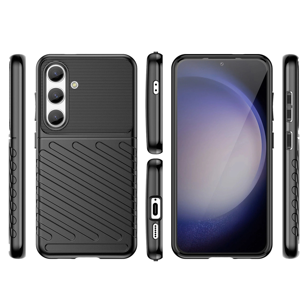 Thunder Case armored case for Samsung Galaxy S24 - black_5