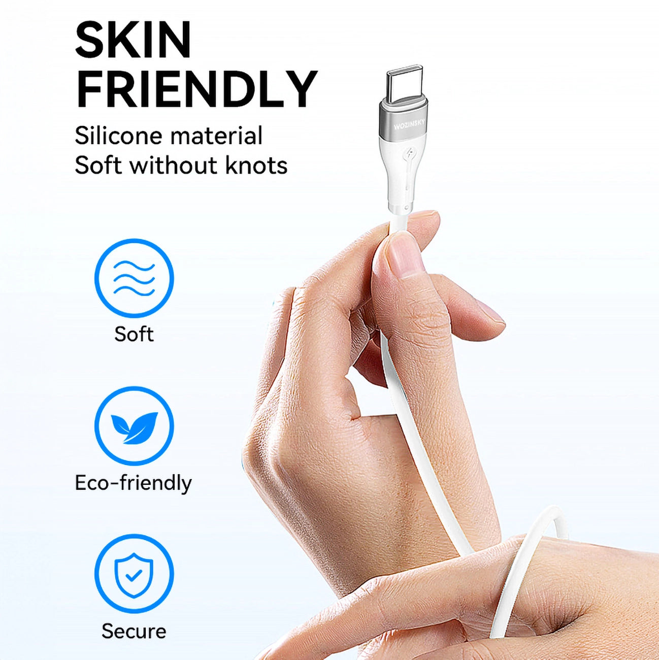 Wozinsky WSTCC2 USB-C / USB-C PD 65W cable 2 m - white_7