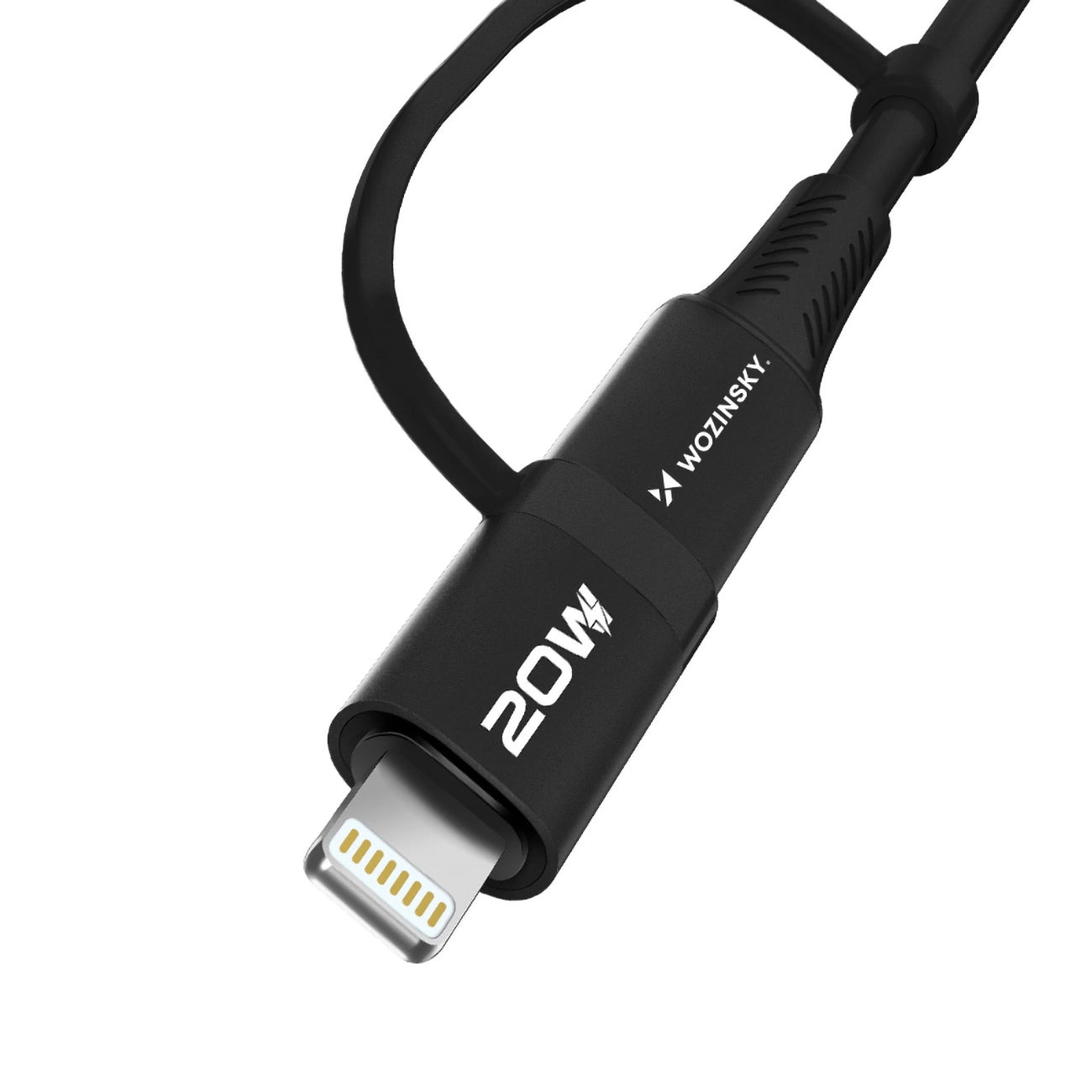 Wozinsky WNBAA 4in1 cable 2x USB-C 1x USB-A 1x Lightning 60W 1 m - black_2
