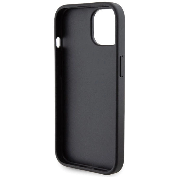Ferrari Grip Stand Metal Logo case for iPhone 15 - black_6