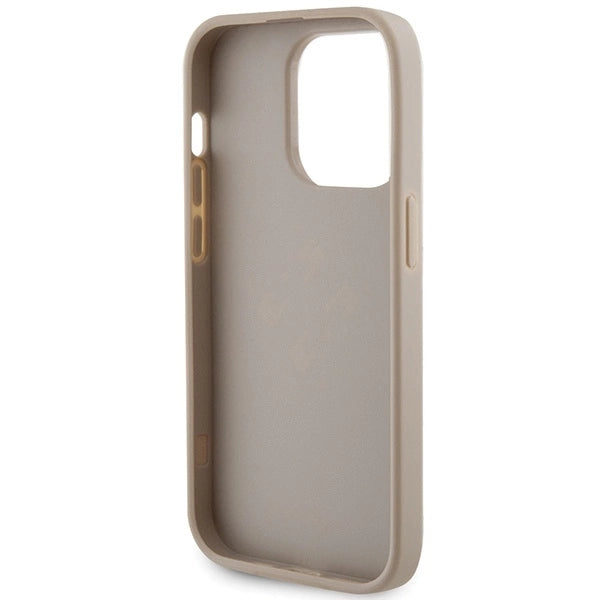 Guess Perforated 4G Glitter case for iPhone 15 Pro - gold_5
