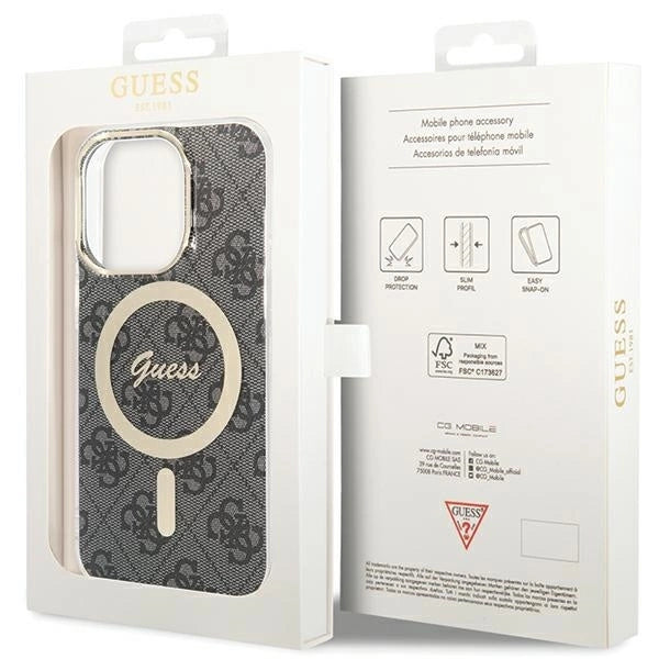 Guess IML 4G MagSafe case for iPhone 15 Pro - black_6