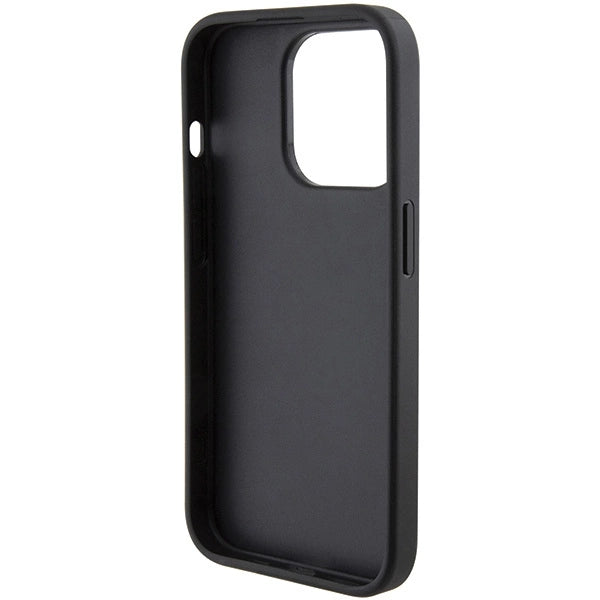 Karl Lagerfeld Quilted K Pattern iPhone 15 Pro Case - Black_6