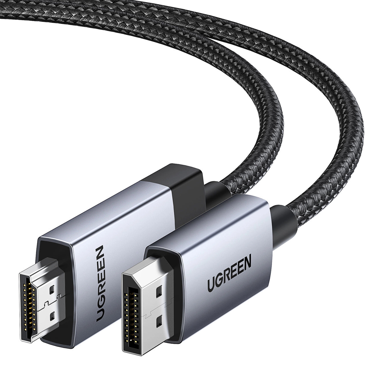 Ugreen DP119 15773 DisplayPort / HDMI 4K 60Hz cable 1m - gray_1