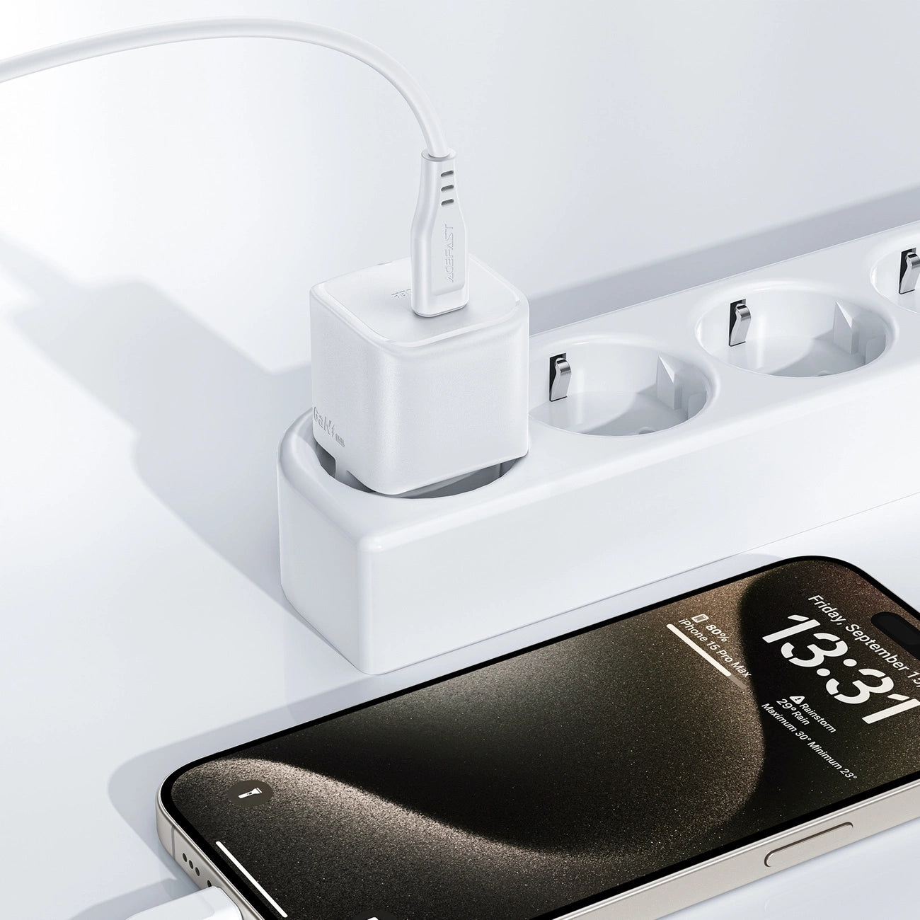 Acefast A73 Mini PD 20W GaN wall charger + USB-C cable - white_4