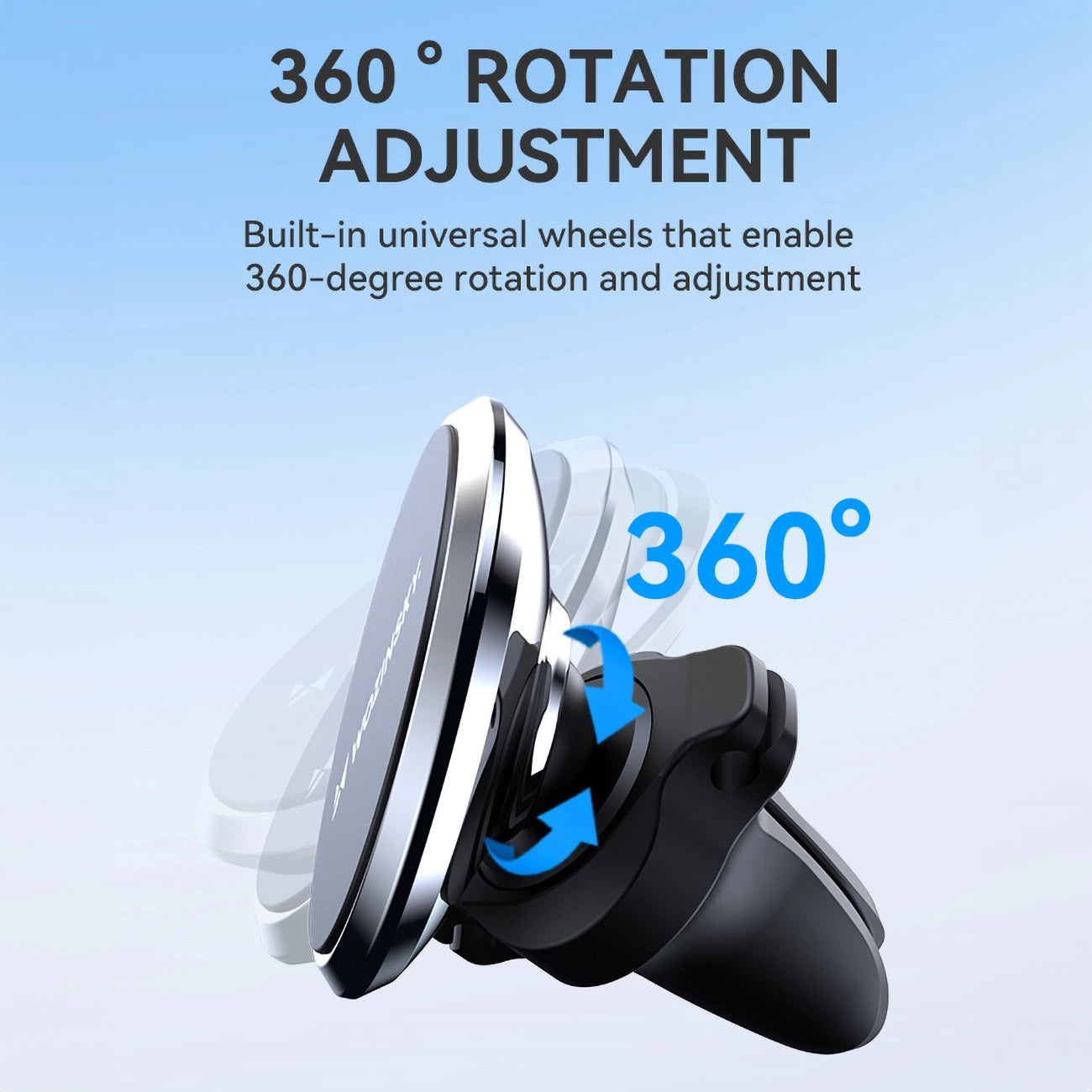 Wozinsky WUMKO magnetic phone holder for car air vent - black_7