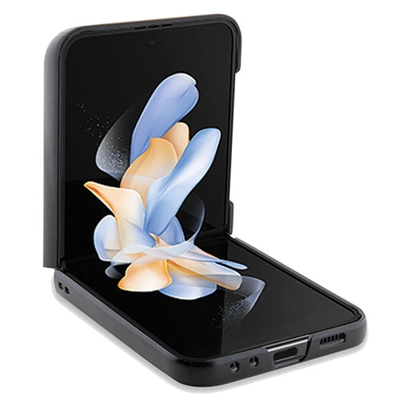 BMW Leather Hot Stamp case for Samsung Galaxy Z Flip 5 - black_3