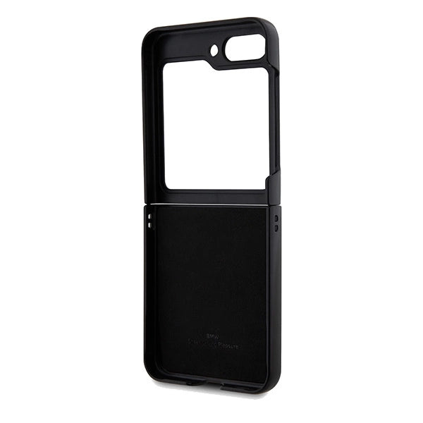 BMW Leather Hot Stamp case for Samsung Galaxy Z Flip 5 - black_6