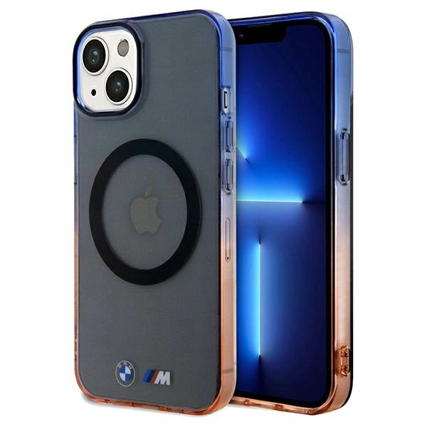 BMW Gradient Bumper MagSafe Case for iPhone 15 Plus / 14 Plus - Gray_0