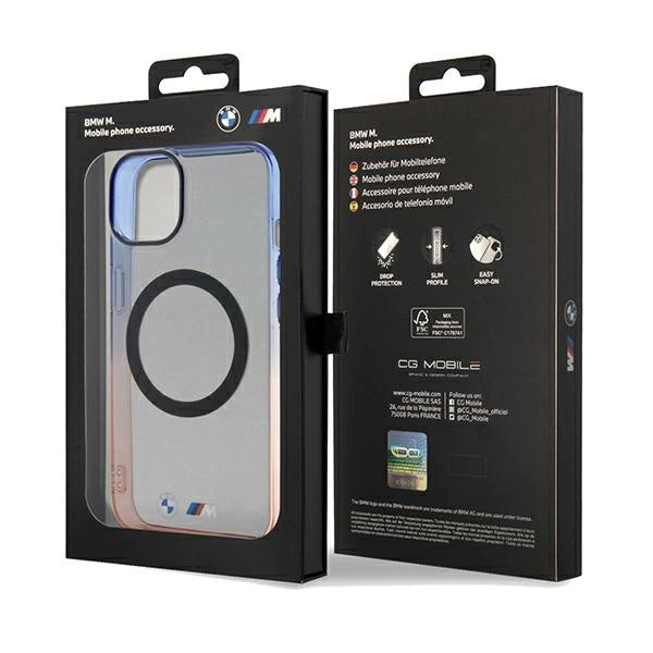 BMW Gradient Bumper MagSafe Case for iPhone 15 Plus / 14 Plus - Gray_7