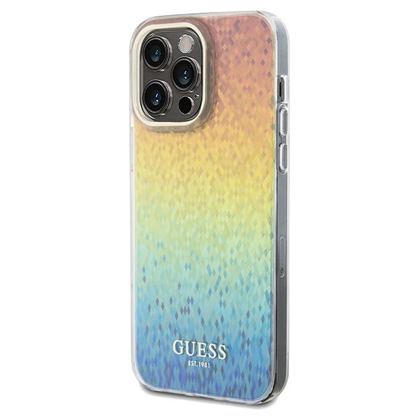 Guess IML Faceted Mirror Disco Iridescent case for iPhone 13 Pro / 13 - multicolor_1