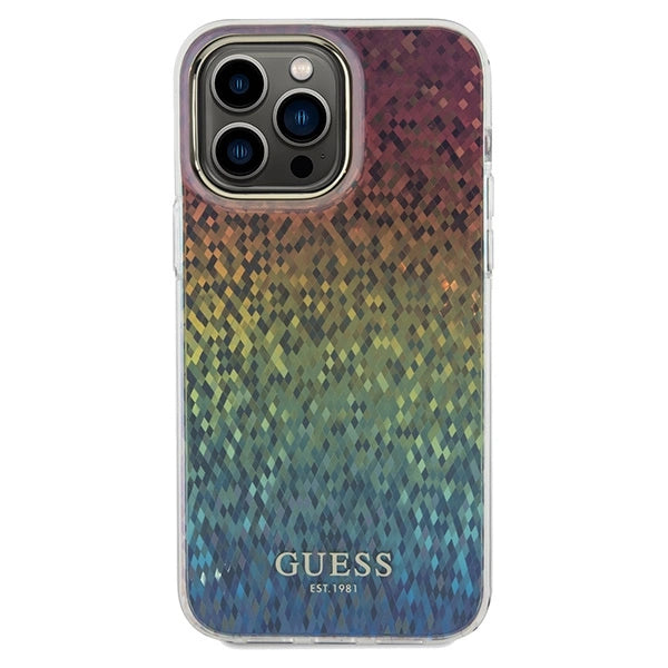 Guess IML Faceted Mirror Disco Iridescent case for iPhone 13 Pro / 13 - multicolor_2