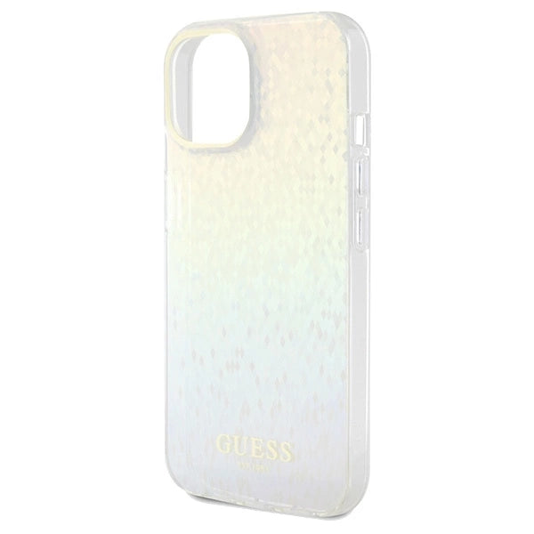 Guess IML Faceted Mirror Disco Iridescent case for iPhone 14 / 15 / 13 - multicolor_5