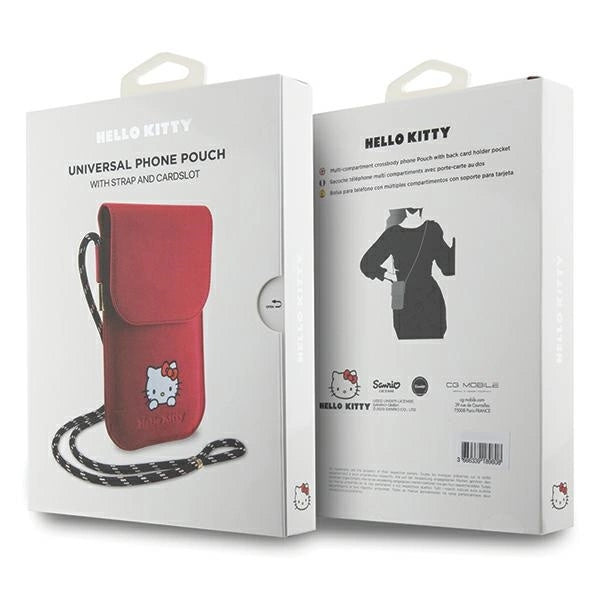 Hello Kitty Leather Daydreaming Cord bag - pink_5