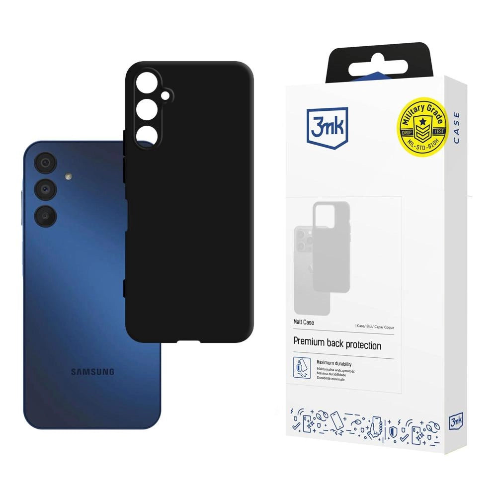 3mk Matt Case for Samsung Galaxy A15 5G - black_0