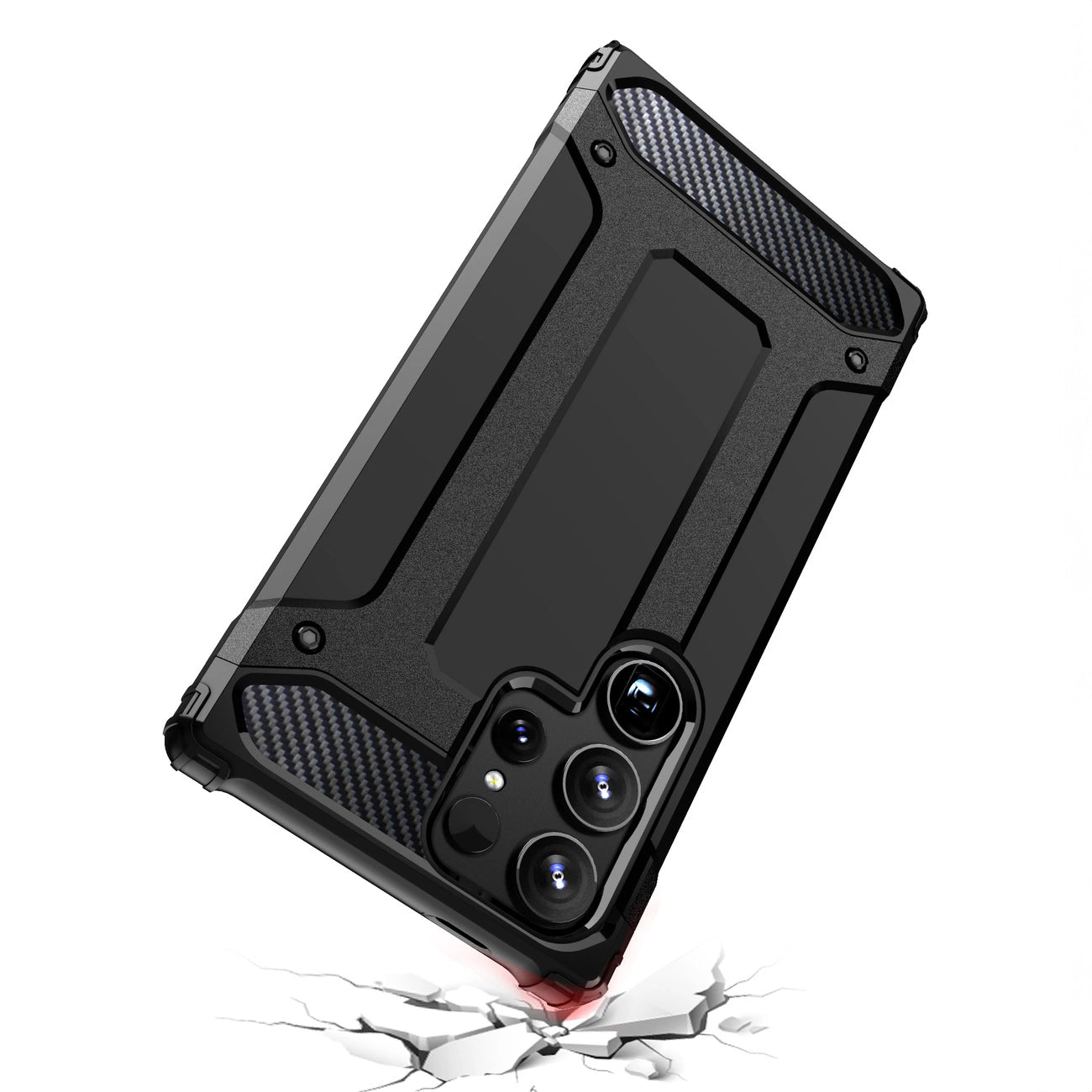 Hybrid Armor case for Samsung Galaxy S24 Ultra armored - black_7