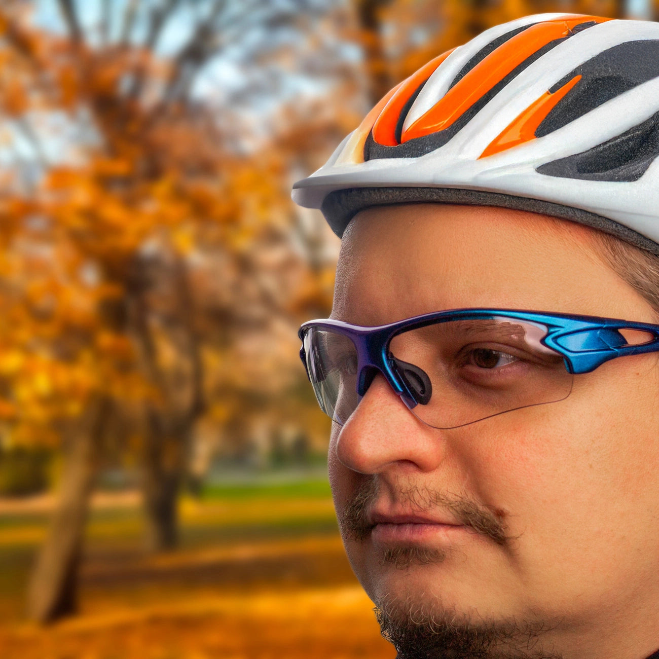 Rockbros 10069 photochromic UV400 cycling glasses - blue_11