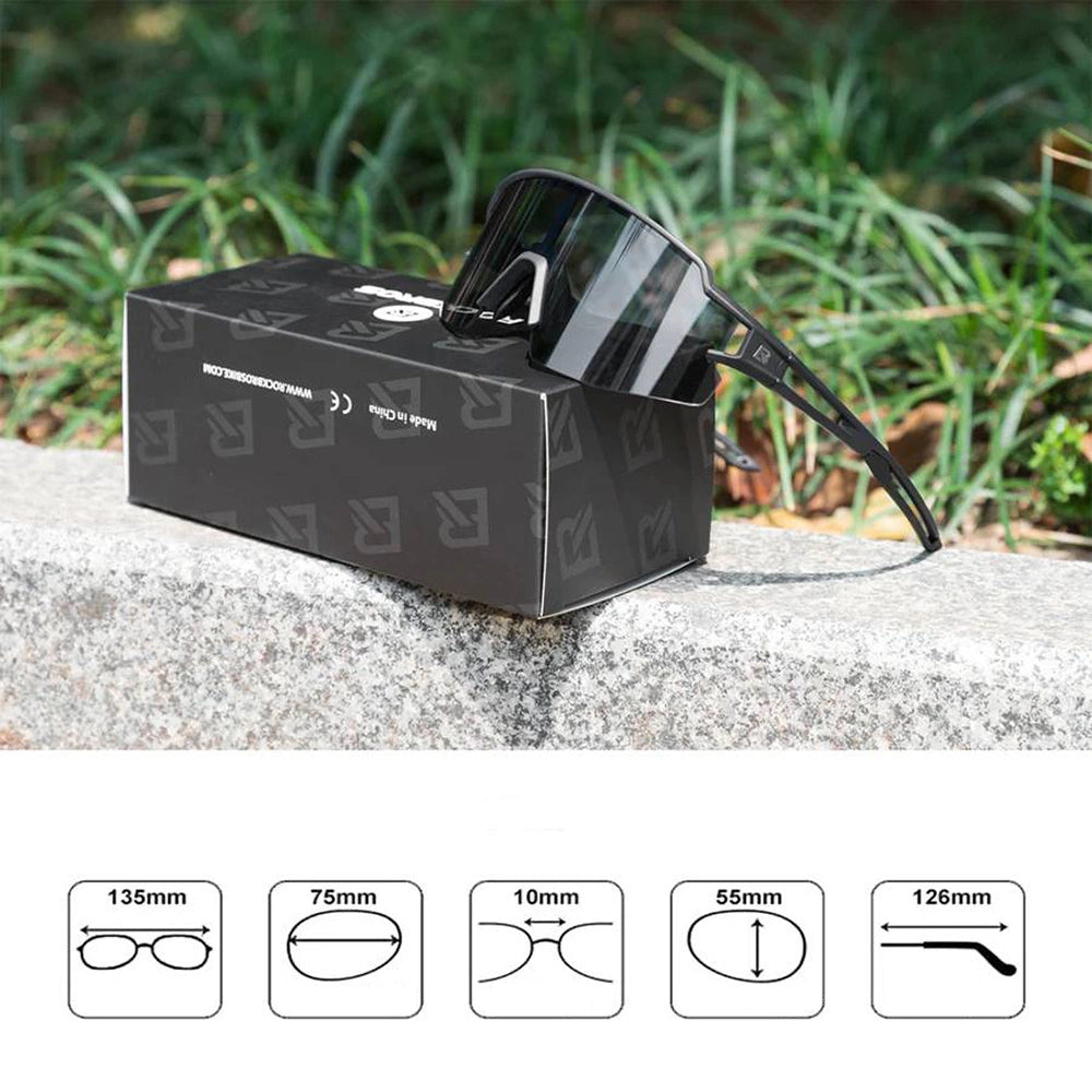 Rockbros 10175 photochromic UV400 cycling glasses - black_4