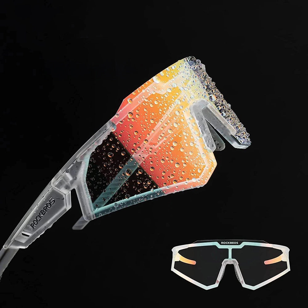 Rockbros SP291 photochromic UV400 cycling glasses - white_5