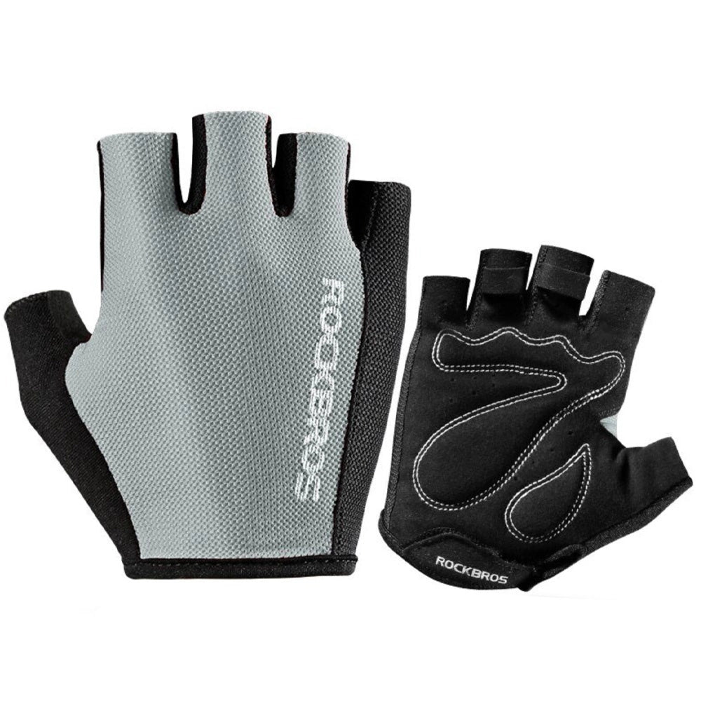 Rockbros S099GR cycling gloves, size L - gray_0