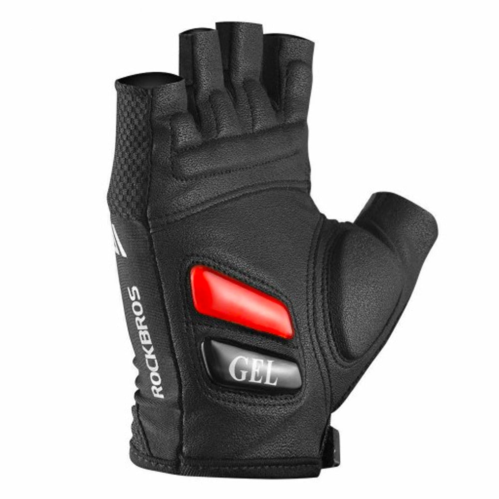 Rockbros S143-BK L cycling gloves with gel inserts - black_2