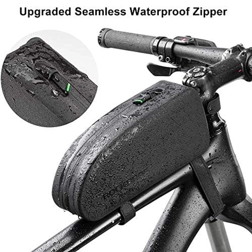 Rockbros AS-019-1 bicycle frame bag waterproof 1.6 l - black_1