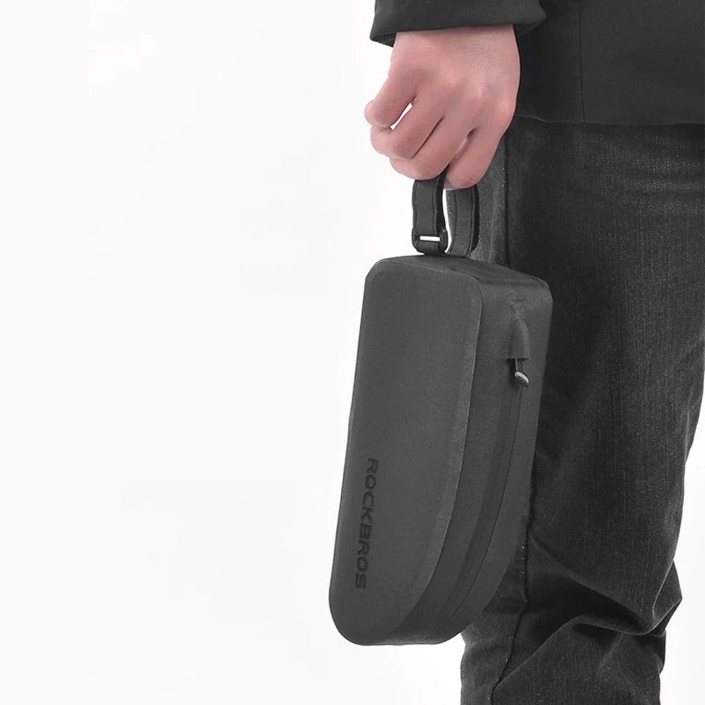 Rockbros AS-019-1 bicycle frame bag waterproof 1.6 l - black_5