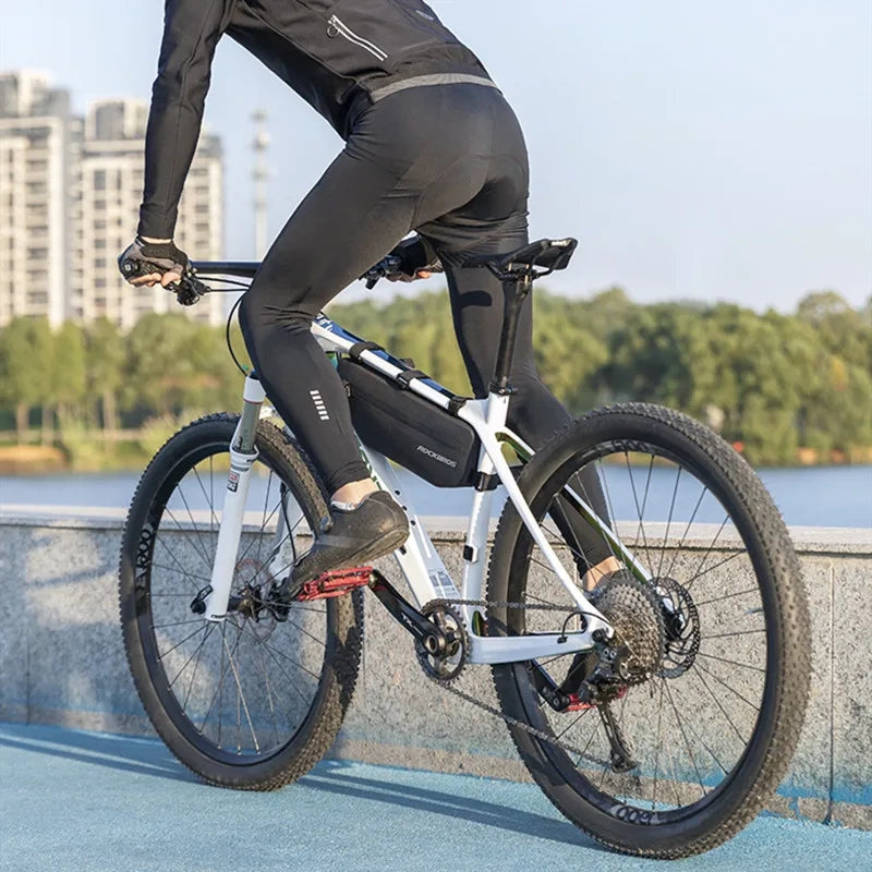 Rockbros AS-043 bicycle bag with Velcro 3l - black_28