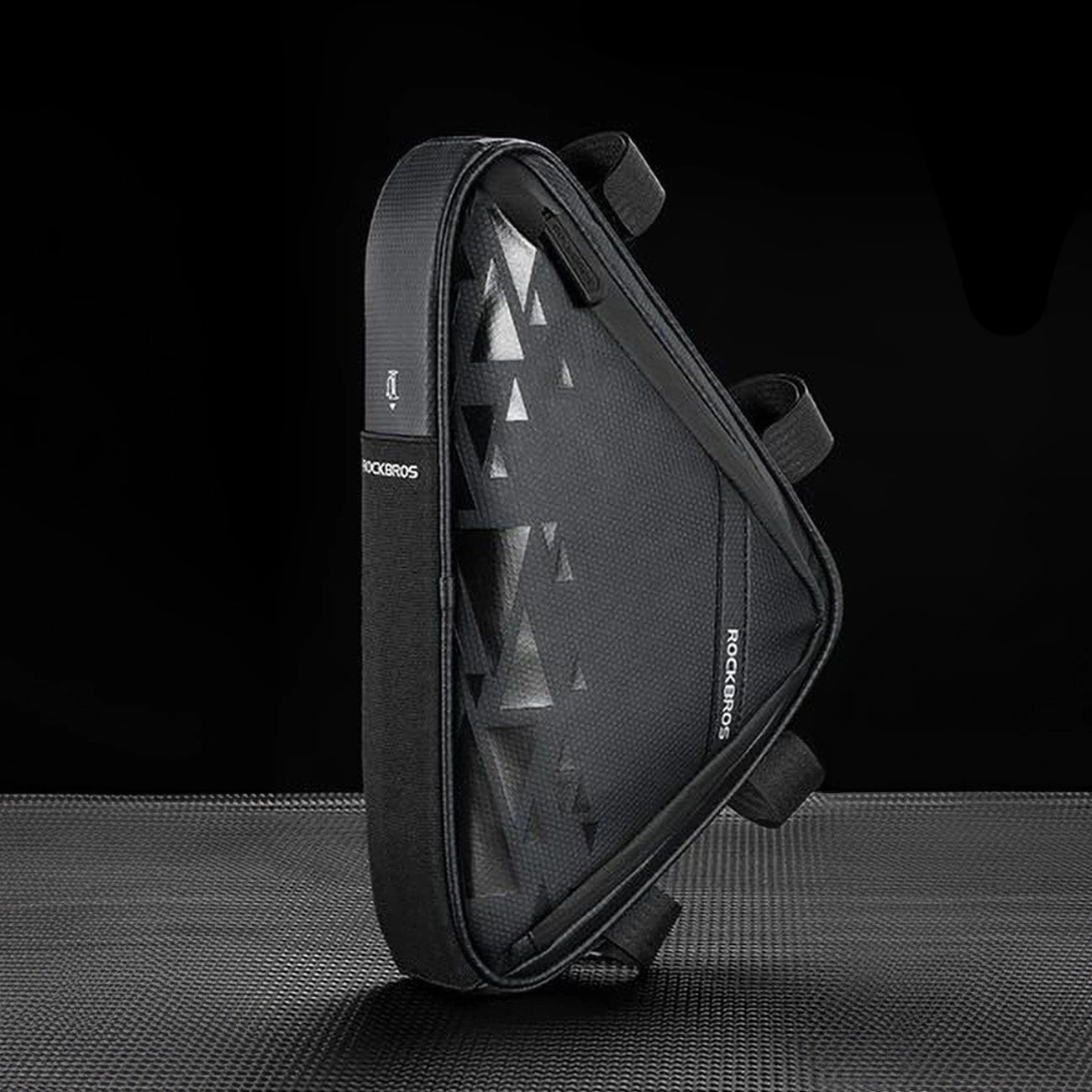 Rockbros B39-2 waterproof bicycle bag for frame - black_2