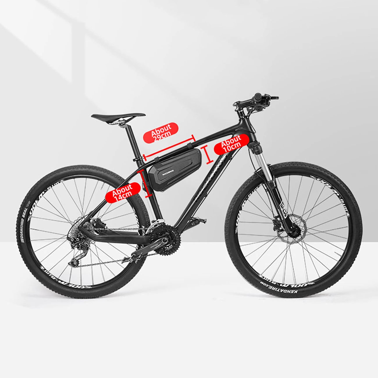 Rockbros B66 waterproof bicycle bag for frame - black_14