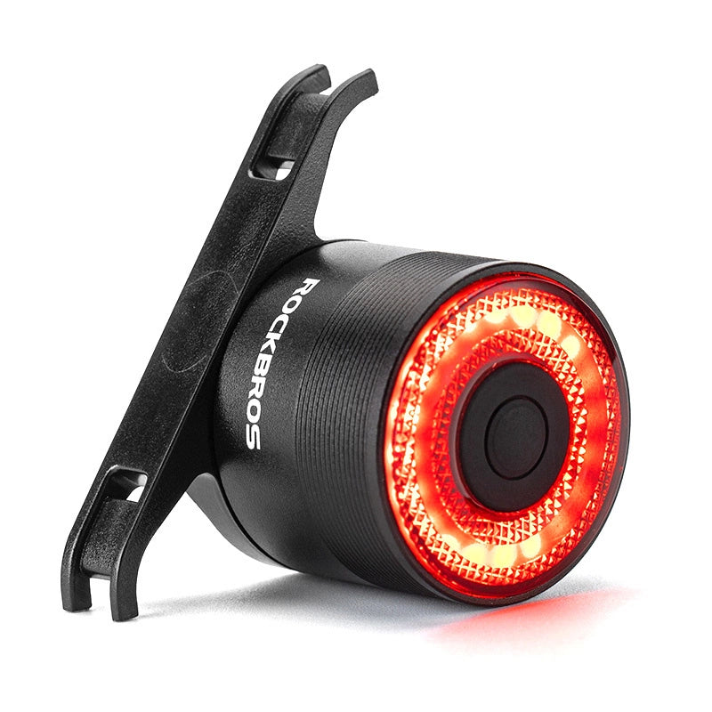 Rockbros Q3 Rear Bike Light with Smart Stop System - Black_0
