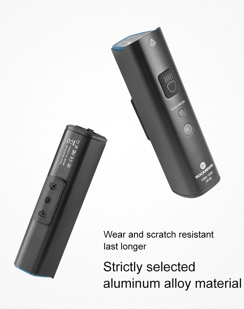 Rockbros V9M-1000 front bicycle light 1000lm - black_14