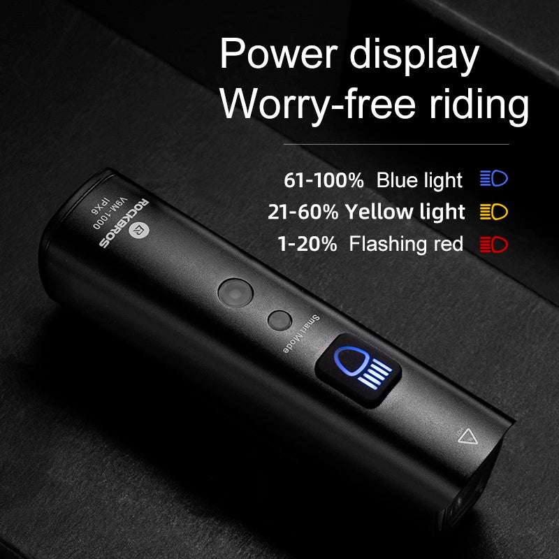 Rockbros V9M-1000 front bicycle light 1000lm - black_3